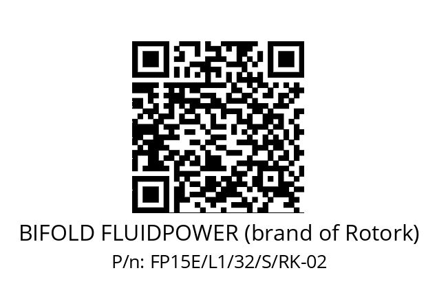   BIFOLD FLUIDPOWER (brand of Rotork) FP15E/L1/32/S/RK-02