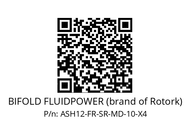   BIFOLD FLUIDPOWER (brand of Rotork) ASH12-FR-SR-MD-10-X4