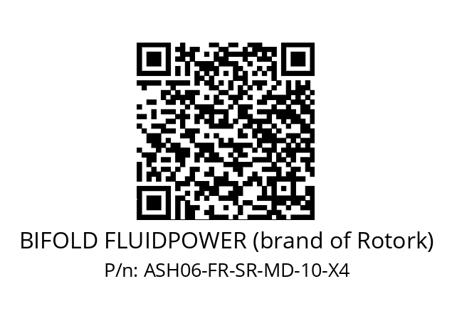   BIFOLD FLUIDPOWER (brand of Rotork) ASH06-FR-SR-MD-10-X4