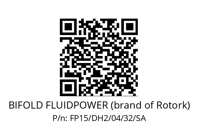   BIFOLD FLUIDPOWER (brand of Rotork) FP15/DH2/04/32/SA