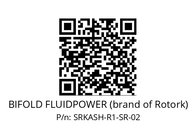   BIFOLD FLUIDPOWER (brand of Rotork) SRKASH-R1-SR-02