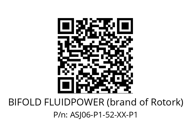   BIFOLD FLUIDPOWER (brand of Rotork) ASJ06-P1-52-XX-P1