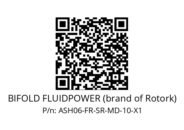   BIFOLD FLUIDPOWER (brand of Rotork) ASH06-FR-SR-MD-10-X1