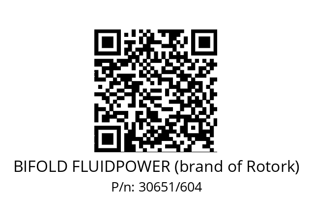   BIFOLD FLUIDPOWER (brand of Rotork) 30651/604