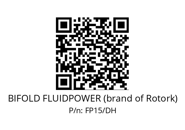   BIFOLD FLUIDPOWER (brand of Rotork) FP15/DH