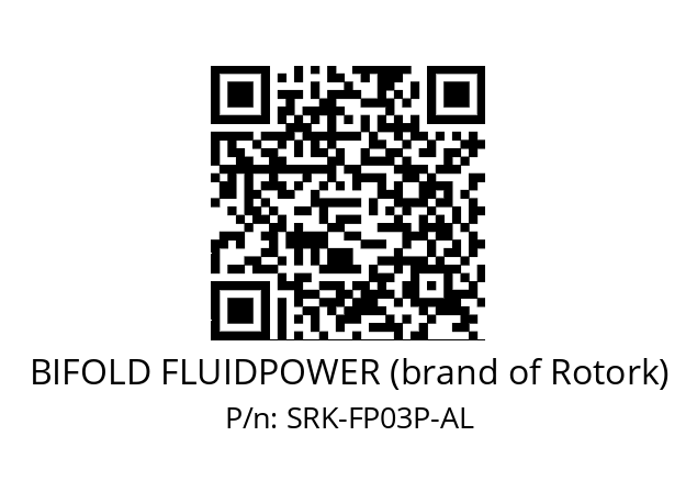   BIFOLD FLUIDPOWER (brand of Rotork) SRK-FP03P-AL