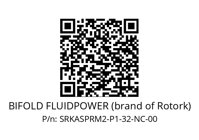   BIFOLD FLUIDPOWER (brand of Rotork) SRKASPRM2-P1-32-NC-00