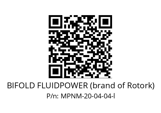   BIFOLD FLUIDPOWER (brand of Rotork) MPNM-20-04-04-l