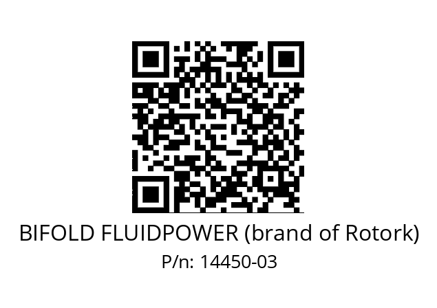   BIFOLD FLUIDPOWER (brand of Rotork) 14450-03