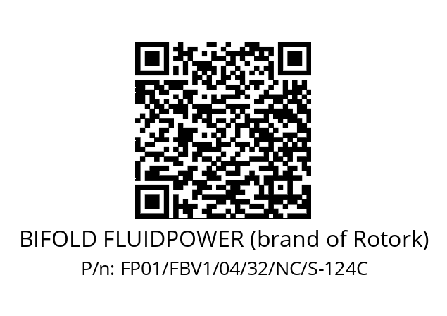   BIFOLD FLUIDPOWER (brand of Rotork) FP01/FBV1/04/32/NC/S-124C