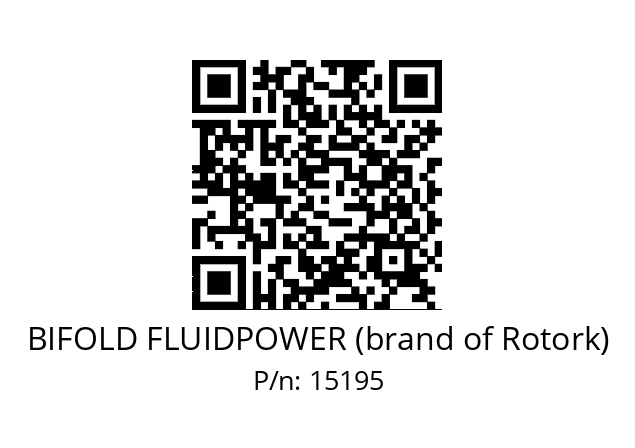   BIFOLD FLUIDPOWER (brand of Rotork) 15195