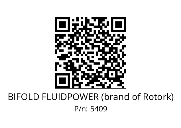   BIFOLD FLUIDPOWER (brand of Rotork) 5409