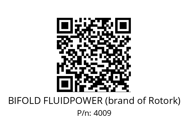   BIFOLD FLUIDPOWER (brand of Rotork) 4009