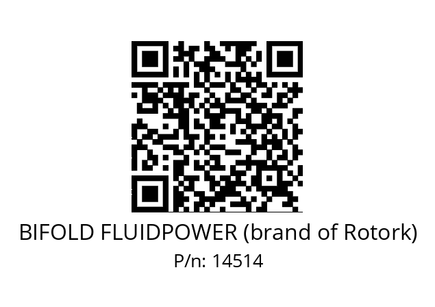   BIFOLD FLUIDPOWER (brand of Rotork) 14514