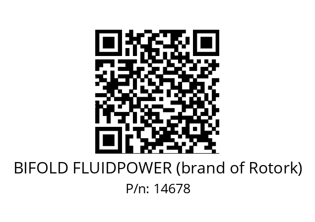   BIFOLD FLUIDPOWER (brand of Rotork) 14678