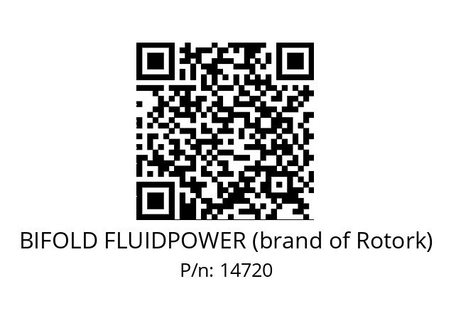   BIFOLD FLUIDPOWER (brand of Rotork) 14720