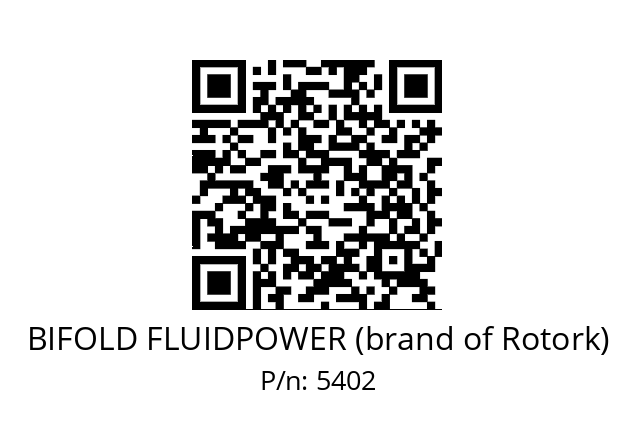   BIFOLD FLUIDPOWER (brand of Rotork) 5402