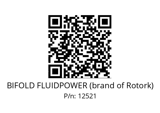   BIFOLD FLUIDPOWER (brand of Rotork) 12521