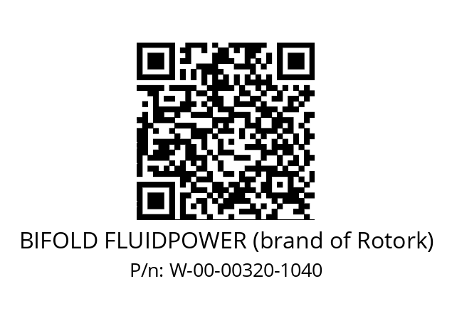   BIFOLD FLUIDPOWER (brand of Rotork) W-00-00320-1040