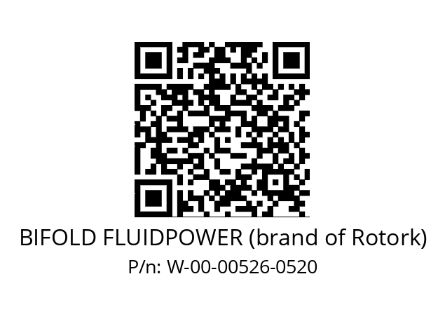   BIFOLD FLUIDPOWER (brand of Rotork) W-00-00526-0520