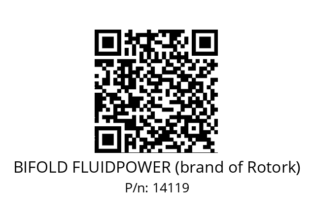   BIFOLD FLUIDPOWER (brand of Rotork) 14119