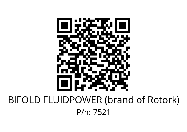   BIFOLD FLUIDPOWER (brand of Rotork) 7521