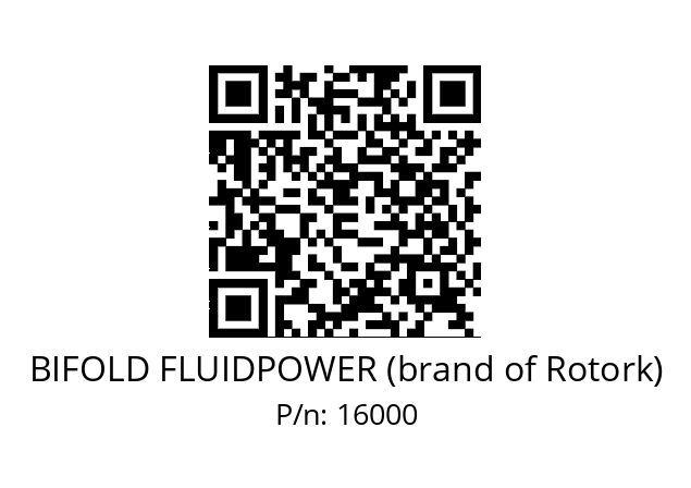   BIFOLD FLUIDPOWER (brand of Rotork) 16000