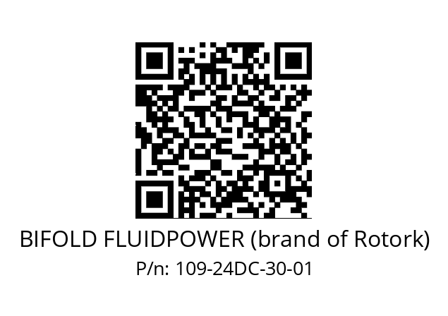   BIFOLD FLUIDPOWER (brand of Rotork) 109-24DC-30-01