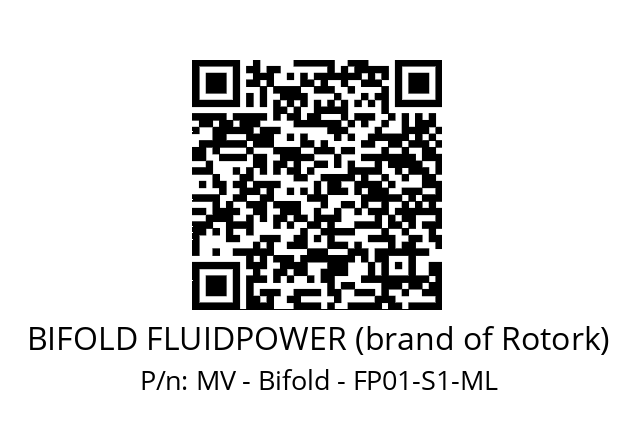   BIFOLD FLUIDPOWER (brand of Rotork) MV - Bifold - FP01-S1-ML