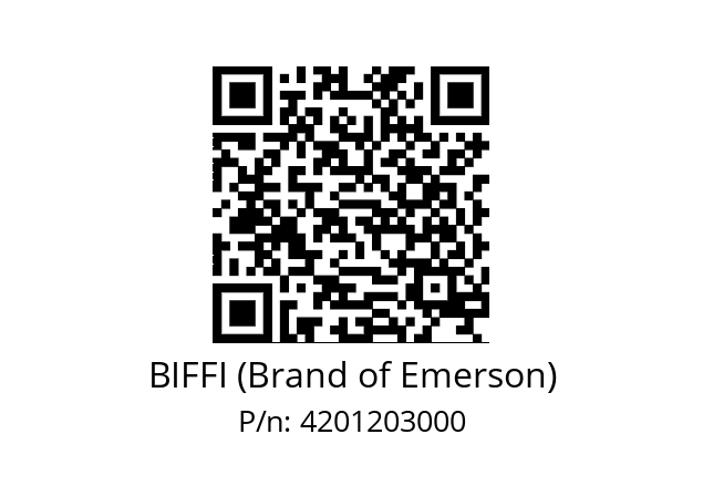   BIFFI (Brand of Emerson) 4201203000