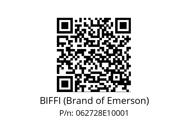   BIFFI (Brand of Emerson) 062728E10001