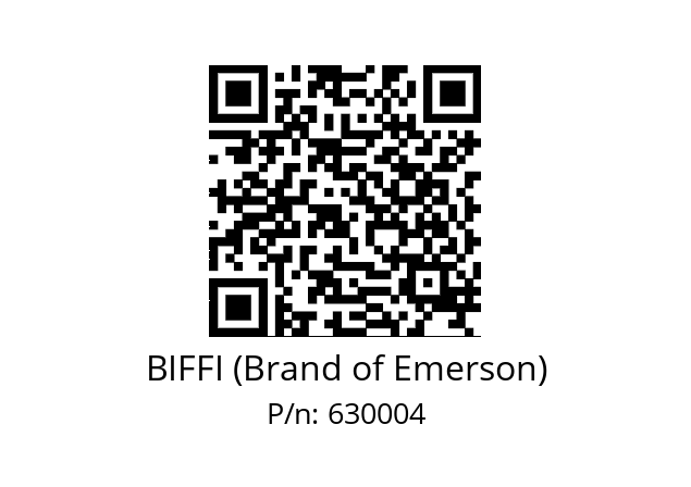   BIFFI (Brand of Emerson) 630004