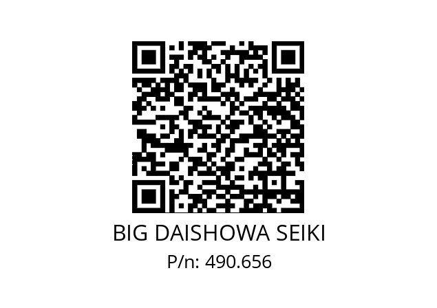  SK50B/VBDXS6X160 BIG DAISHOWA SEIKI 490.656