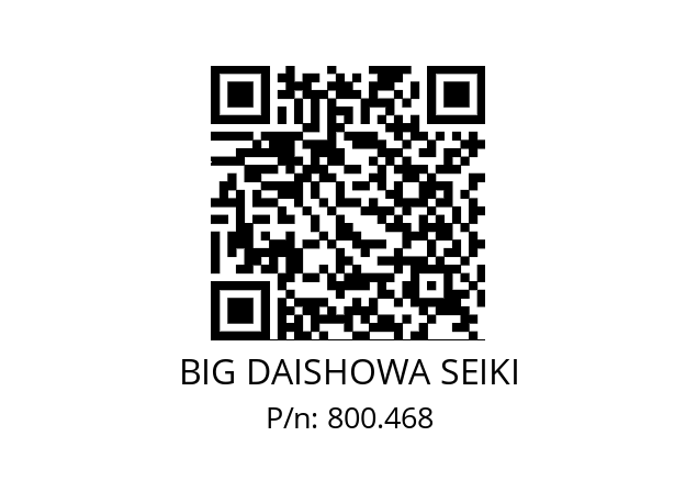  50PH2 BIG DAISHOWA SEIKI 800.468