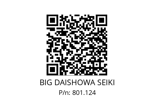  HSK-A100-FMH40-100-105 BIG DAISHOWA SEIKI 801.124