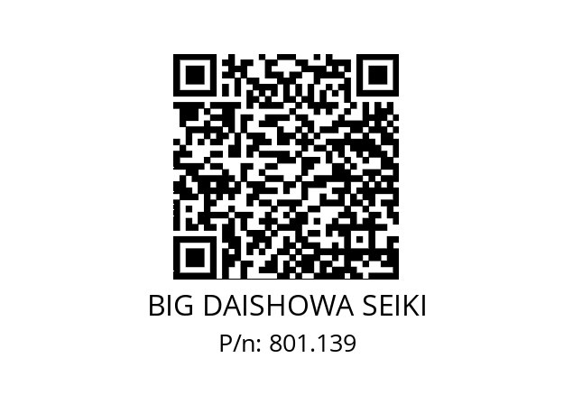  HSK-A100-HDC32-110 BIG DAISHOWA SEIKI 801.139