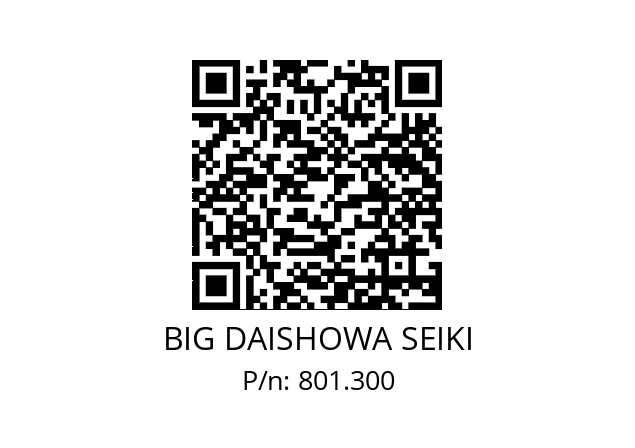  HSK-T63-F63-170 BIG DAISHOWA SEIKI 801.300