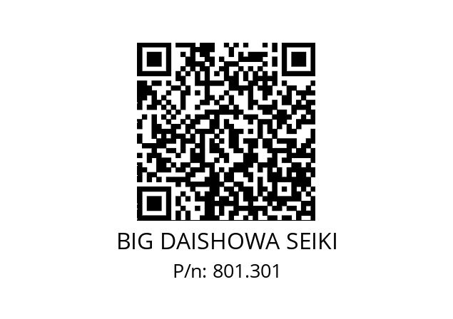  HSK-T63-F63-50 BIG DAISHOWA SEIKI 801.301