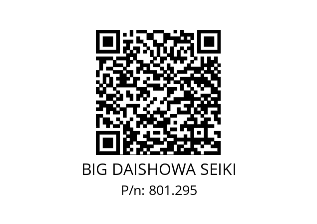  HSK-T63-90-BH20N-80 BIG DAISHOWA SEIKI 801.295