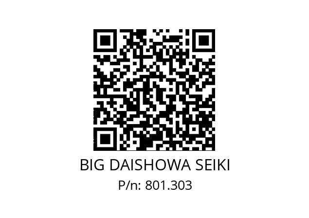  HSK-T63-S50-60 BIG DAISHOWA SEIKI 801.303