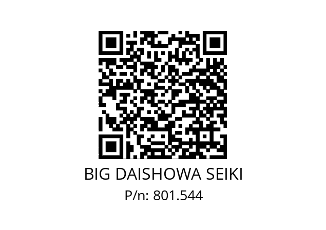  MPS16-12125 BIG DAISHOWA SEIKI 801.544