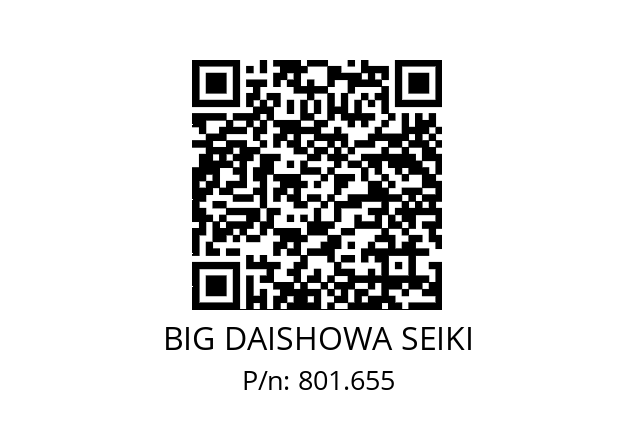  NBC10-4.25AA BIG DAISHOWA SEIKI 801.655