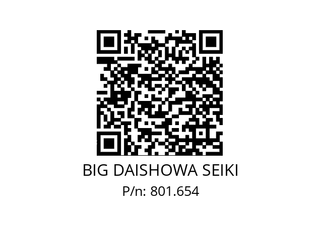  NBC10-3EAA BIG DAISHOWA SEIKI 801.654