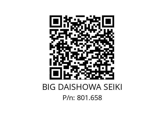  NBC10-4EAA BIG DAISHOWA SEIKI 801.658