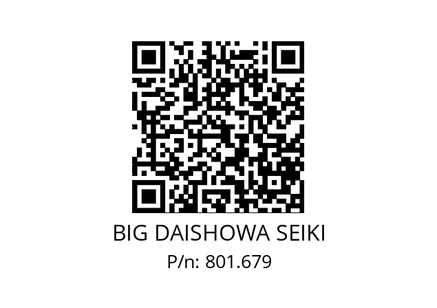  NBC13-5.25AA BIG DAISHOWA SEIKI 801.679