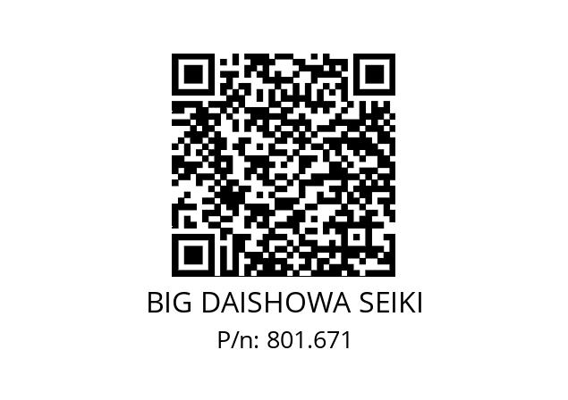  NBC13-3.25AA BIG DAISHOWA SEIKI 801.671