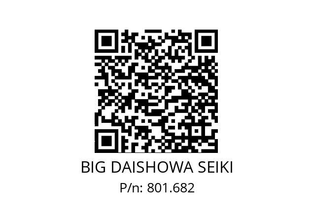  NBC13-5EAA BIG DAISHOWA SEIKI 801.682