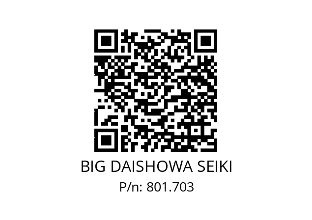  NBC8S-6.0AA BIG DAISHOWA SEIKI 801.703