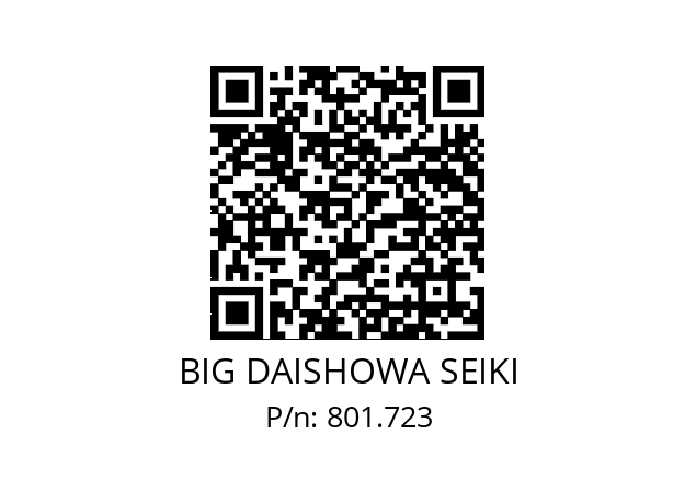  NBC20-4.75AA BIG DAISHOWA SEIKI 801.723