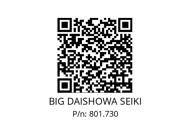  BBT40-MEGA16D-105A BIG DAISHOWA SEIKI 801.730